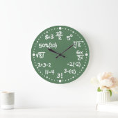 Math équations mathématiques Horloge version deux (Maison)