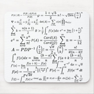 math equilibries en formua's muismat