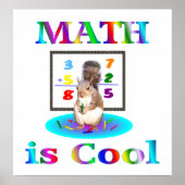 Math est une affiche Cool (Devant)