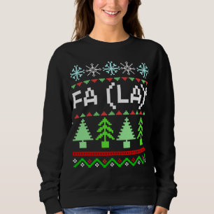 Math Fa La - Christmas Carol Ugly Sweat Style