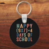 Math Formula 67 Days Of School Funny Math Teacher Sleutelhanger (Voorkant)