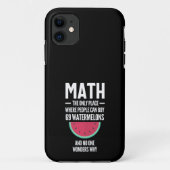 Math. Funny Math Sarcasm Quote Gift Case-Mate iPhone Case (Achterkant)