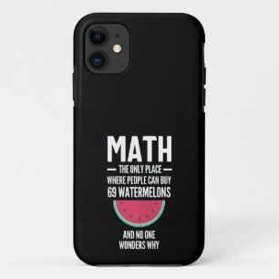 Math. Funny Math Sarcasm Quote Gift iPhone 11 Hoesje