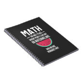 Math. Funny Math Sarcasm Quote Gift Notitieboek (Rechterzijde)