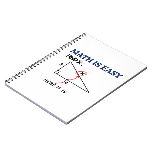 Math is Easy Funny Carnet - Un cadeau parfait pour (Côté gauche)