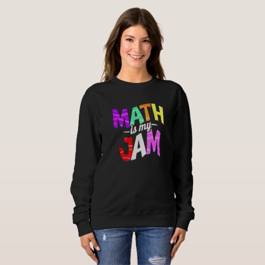 Math is my Jam - Math Teacher Premium Trui (Voorkant volledig)