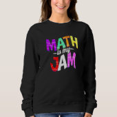 Math is my Jam - Math Teacher Premium Trui (Voorkant)