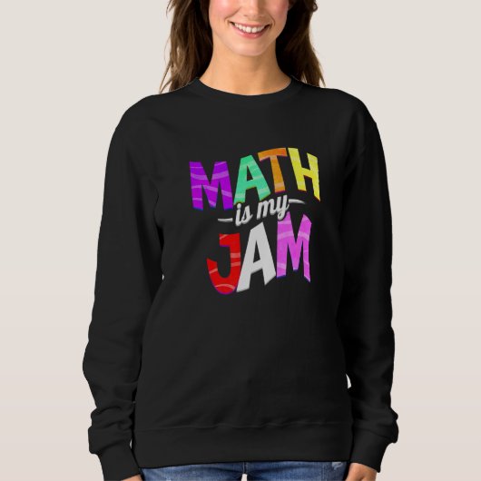 Math is my Jam - Math Teacher Premium Trui (Voorkant)