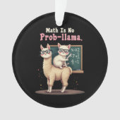 Math Is No Prob-llama Fun & Cute Math Inspiration (devant)