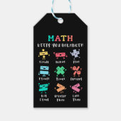 Math keeps you balanced cadeaulabel (Voorkant)
