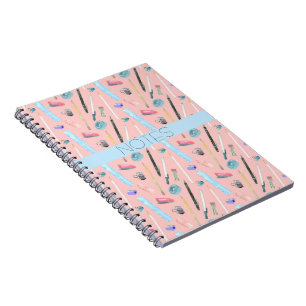 MATH KLAS BLAUWE AQUA ROZE NOTEBOOK NOTITIEBOEK