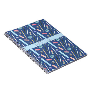 MATH KLAS BLAUWE AQUA ROZE NOTEBOOK NOTITIEBOEK