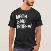 Math Llama T-shirt Math Is No Prob Llama (Voorkant)