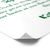 Math Mindsets Poster Erreurs sont bonnes (Coin)