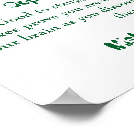 Math Mindsets Poster Erreurs sont bonnes (Coin)