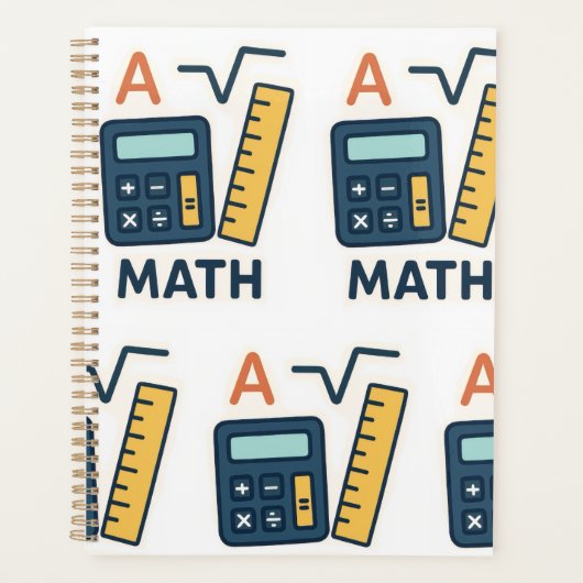Math minimaliste - Calculatrice, Règle (Devant)