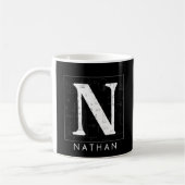 Math Monogram - Lettre N Café Mug (Gauche)