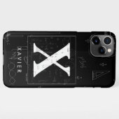Math Monogram - Xavier iPhone 11Pro Max Coque (Dos Horizontal)