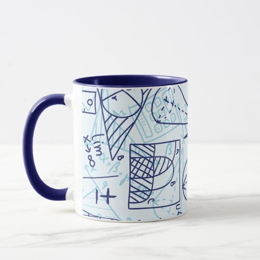 Math Motif Mug (Gauche)