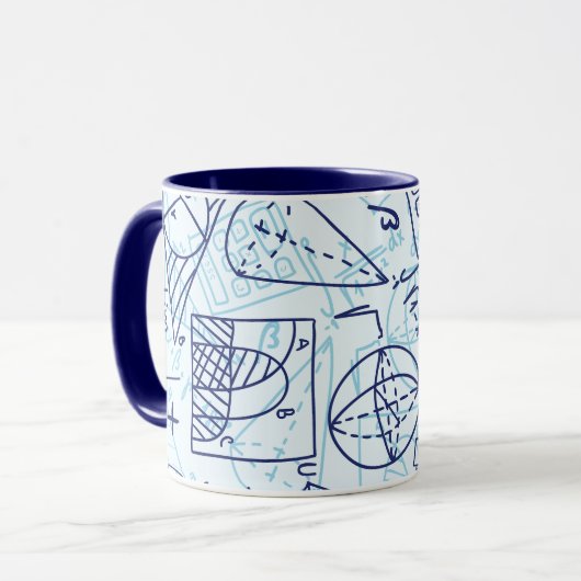 Math Motif Mug (Devant gauche)