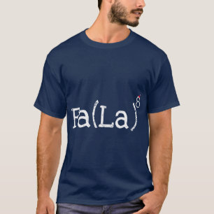 Math Nerd Kerstmis Fa la la la exponent T-shirt