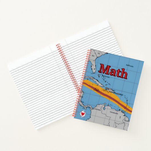 Math Notebook Notitieboek (Binnen)