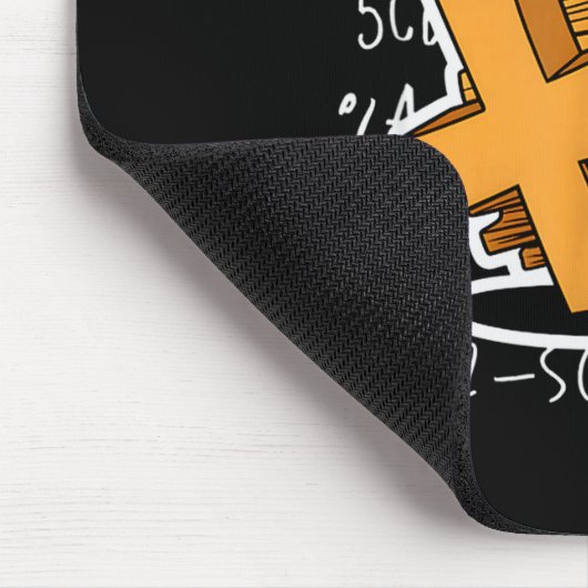 Math Overload Funny Equation Cartoon  Muismat (Hoek)