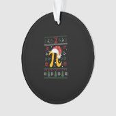 Math Pi Ugly Christmas Gifts Math Teacher for Xmas Ornament (voorkant)