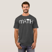 MATH retro T-shirt (Voorkant volledig)