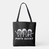 Math Rocks Academic Rock Band Humor Draagtas (Achterkant)