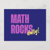 Math Rocks Daily Briefkaart (Voorkant)