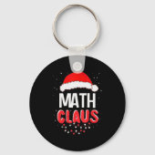 Math Santa Claus Christmas Matching Costume  Sleutelhanger (Voorkant)
