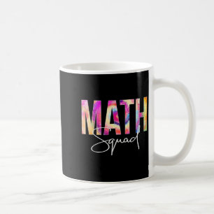 Math Squad Tie Dye Terug naar school vrouwen waard Koffiemok