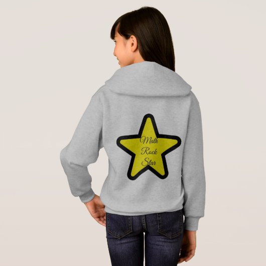 Math Star Hoodie  (Dos entier)