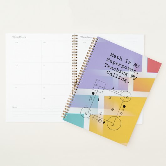 Math Superpower Teacher | Calling & Passion (Devant avec enveloppe)