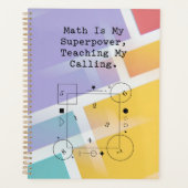 Math Superpower Teacher | Calling & Passion Planner (Voorkant)