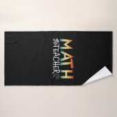 Math Teacher Badhanddoek (Badhanddoek)