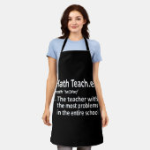 Math Teacher Definition Mathematics Maths Student Schort (Gedragen)