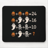 Math Teacher Halloween Algebra Operation Mathemati Muismat (Voorkant)