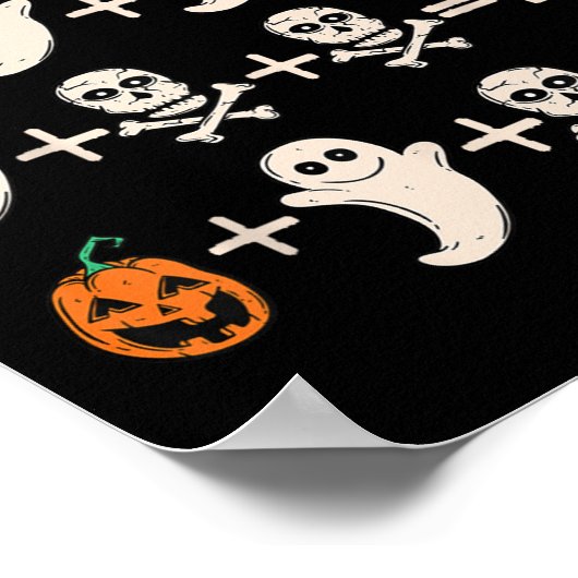 Math Teacher Halloween Algebra Operation Mathemati Poster (Hoek)