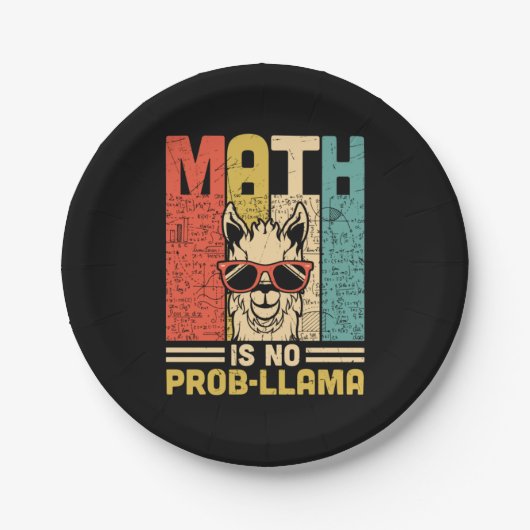 Math Teacher Math Is No Problem Papieren Bordje (Voorkant)