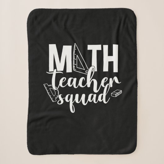 Math Teacher Math Teacher Squad Sherpa Deken (Voorkant)