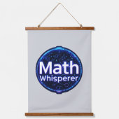 Math Teacher Math Whisperer Hangend Wandkleed (Voorkant)