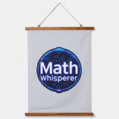Math Teacher Math Whisperer Hangend Wandkleed (Voorkant)