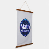 Math Teacher Math Whisperer Hangend Wandkleed (Gebogen)