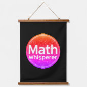 Math Teacher Math Whisperer Hangend Wandkleed (Voorkant 2)