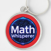Math Teacher Math Whisperer Sleutelhanger (Voorkant)