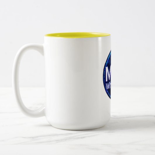 Math Teacher Math Whisperer Tweekleurige Koffiemok (Links)