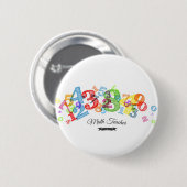Math Teacher Ronde Button 5,7 Cm (Voorkant /achterkant)
