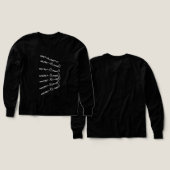 Math Trigonometry Kids T-Shirt - Sin Cos Formules (Motif recto et verso)